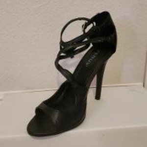 Cute strappy black heels